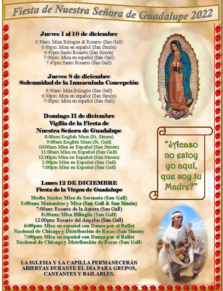 Fiesta de la Virgen de Guadalupe 2022