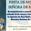 Fiesta de Nuestra Señora de Fátima