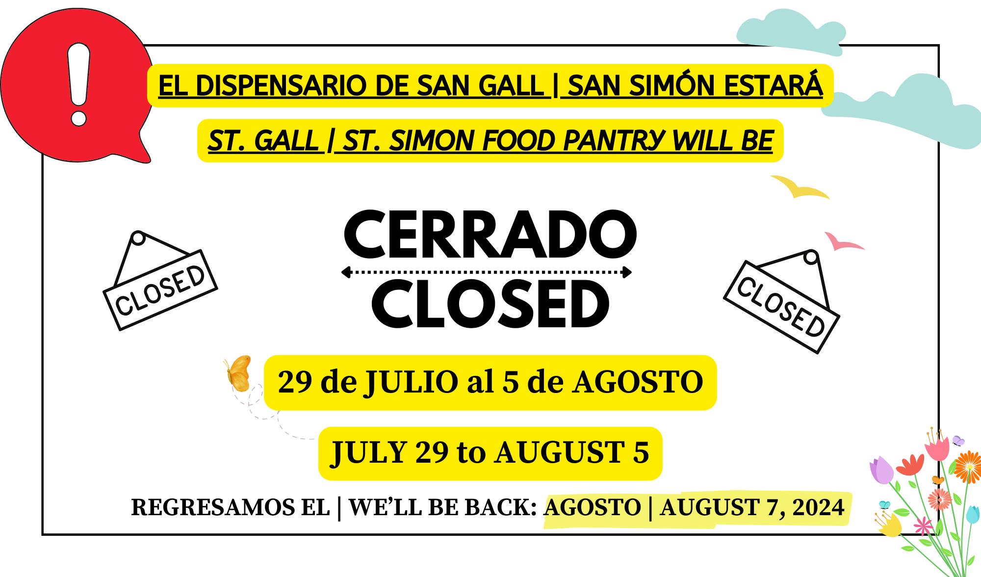 Food Pantry – Closed