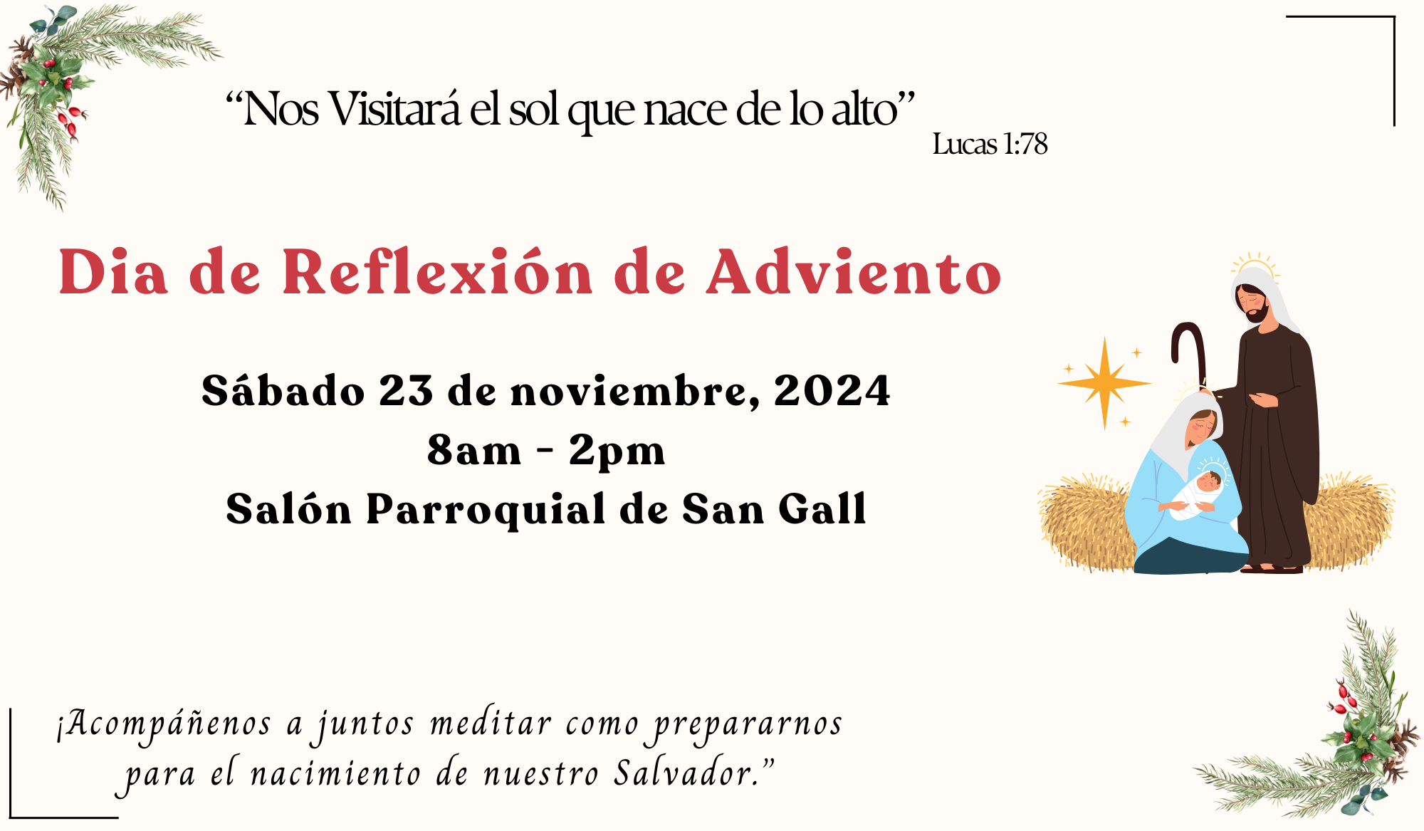 Dia de Reflexion de Adviento