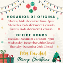 Christmas Office Hours