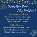 Office Hours for New Years